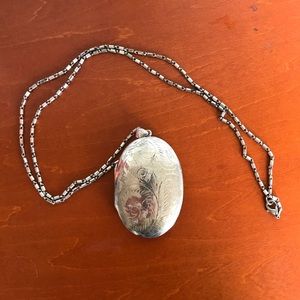 Antique silver locket